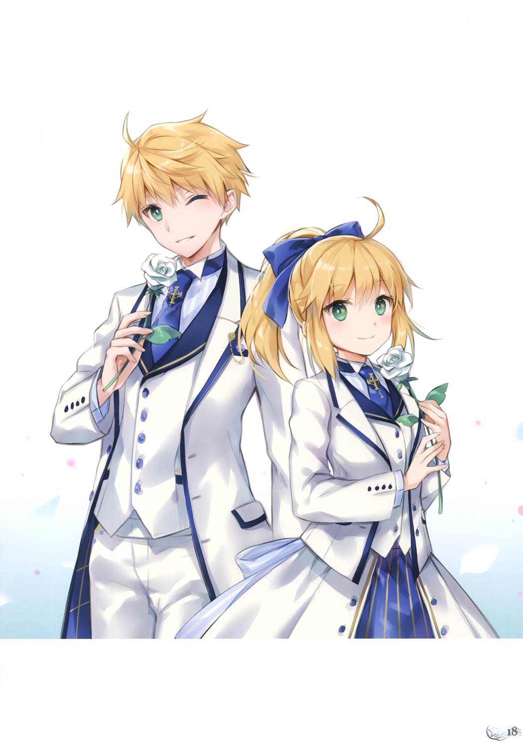 fate/grand_order nyanya saber saber_(fate/prototype) saber_lily