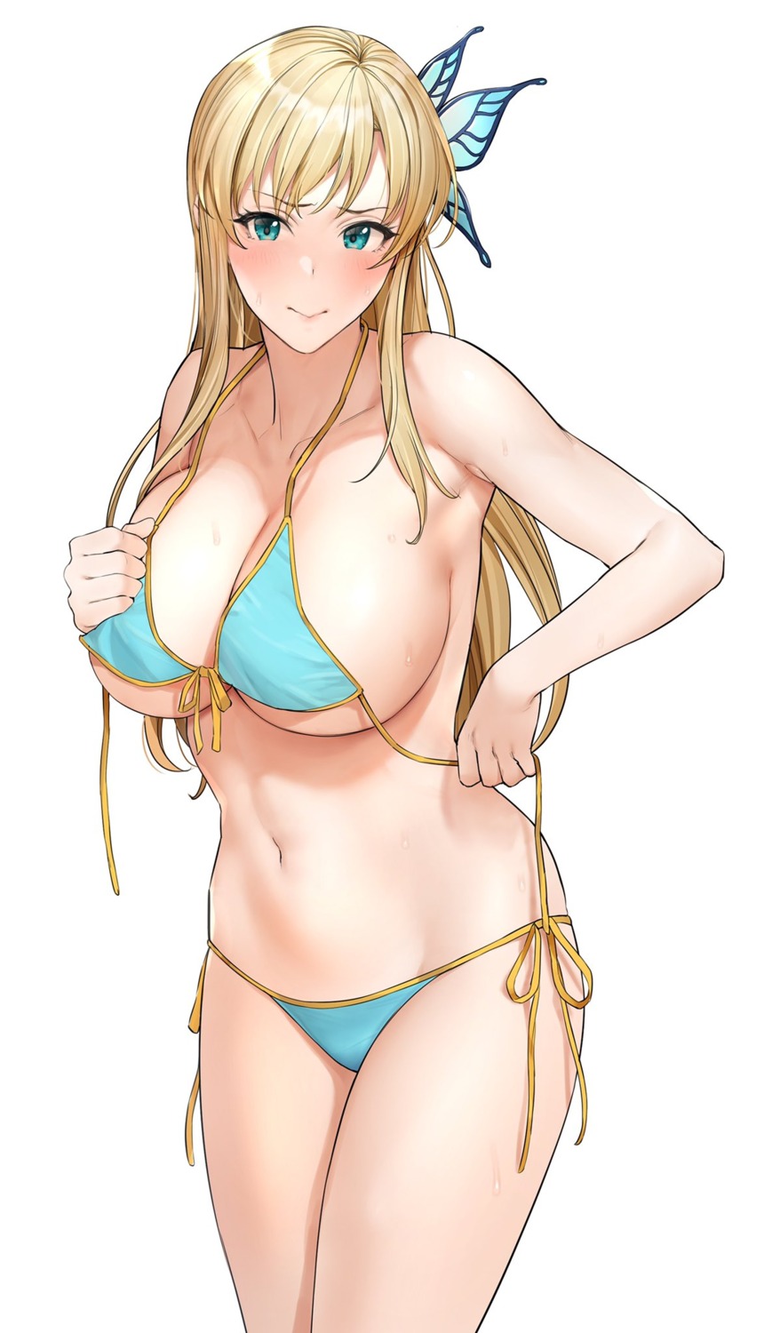 bikini boku_wa_tomodachi_ga_sukunai hiyashi_mirano kashiwazaki_sena swimsuits undressing