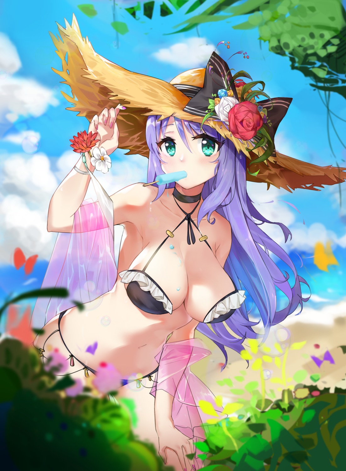 bikini hoshino_shizuru princess_connect princess_connect!_re:dive sanmery swimsuits