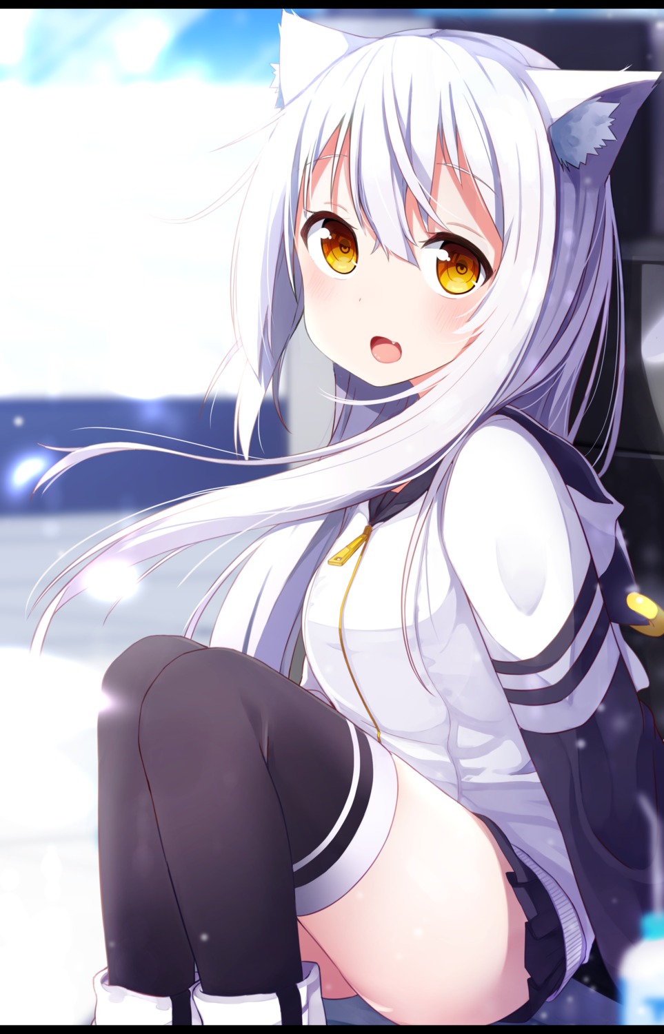 animal_ears azuma_lim azuma_lim_(character) okota_mikan thighhighs