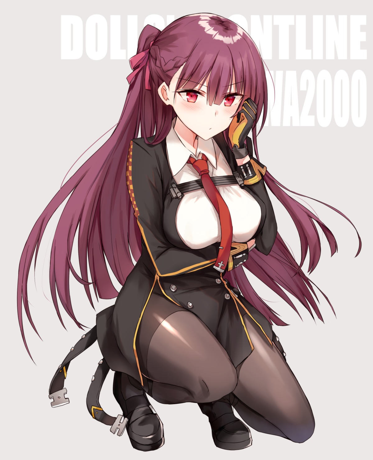 breast_hold girls_frontline kinona pantyhose wa2000_(girls_frontline)