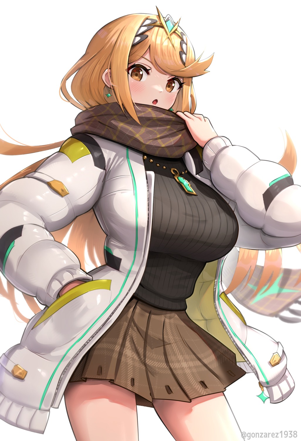 gonzarez hikari_(xenoblade_2) sweater xenoblade xenoblade_chronicles_2