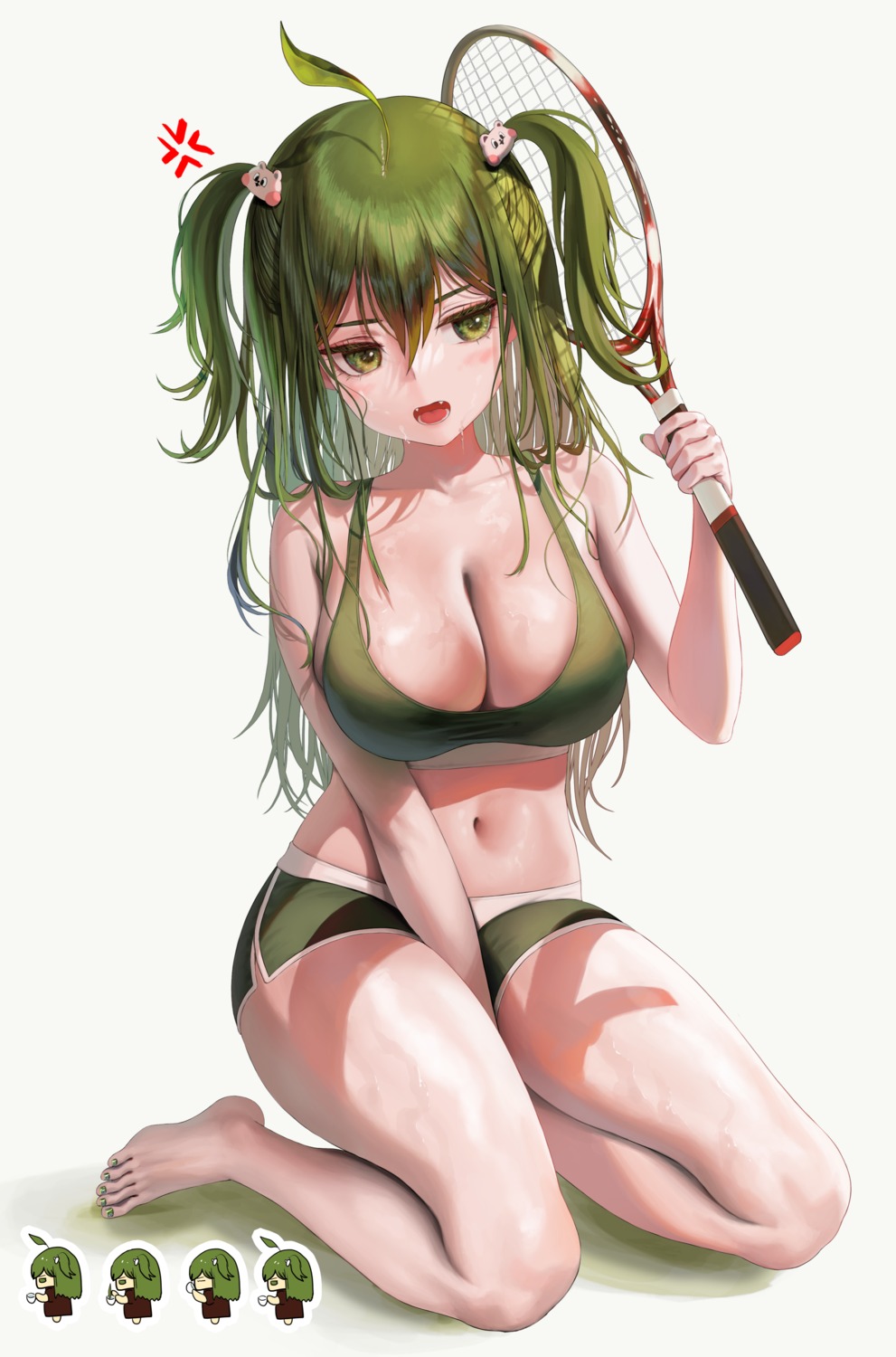 artist_revision bra chibi myabit tennis wet