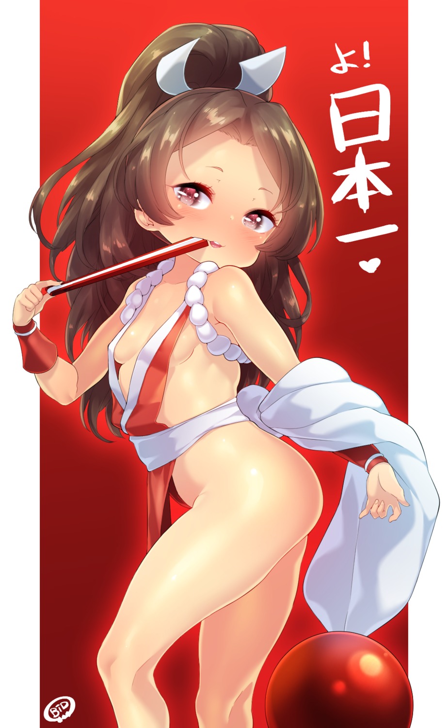 born-to-die japanese_clothes king_of_fighters loli no_bra nopan shiranui_mai