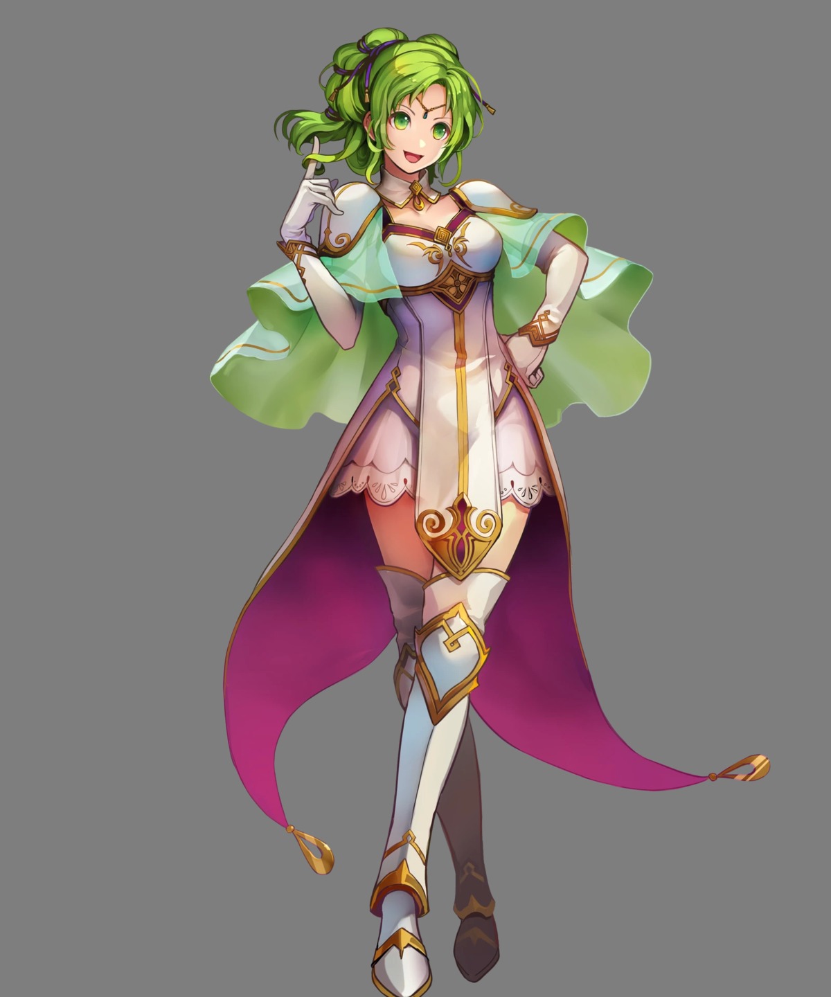 arachel armor cleavage fire_emblem fire_emblem:_seima_no_kouseki fire_emblem_heroes konfuzi_kokon nintendo thighhighs transparent_png