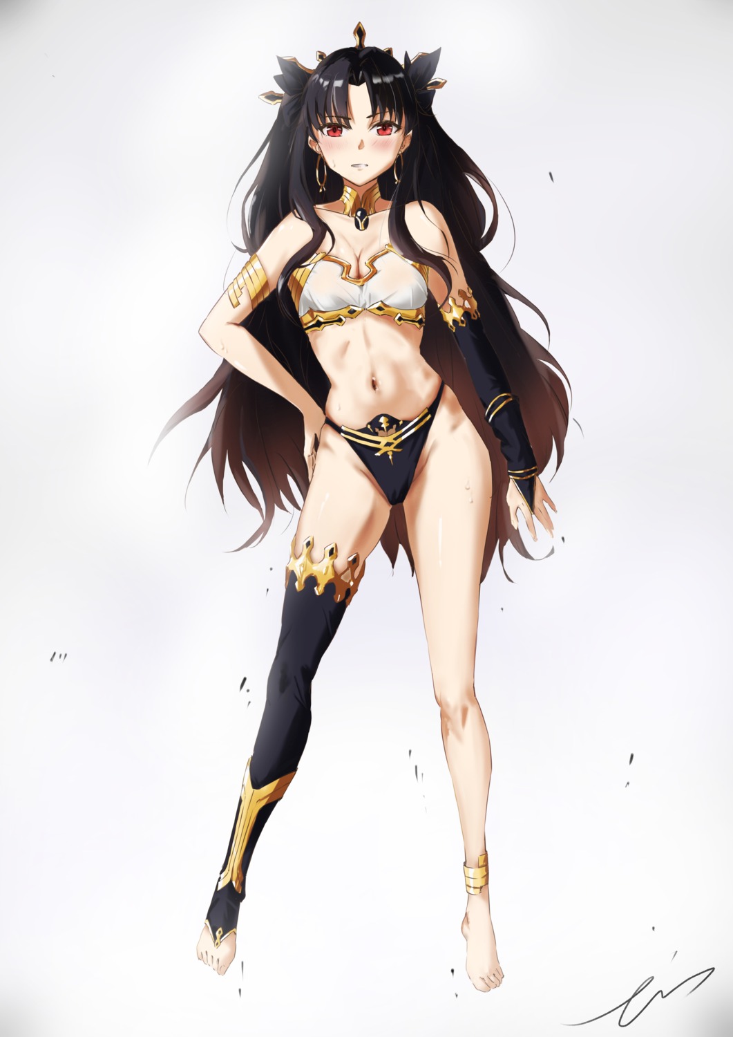 bikini_armor cleavage error1945 fate/grand_order ishtar_(fate/grand_order) thighhighs