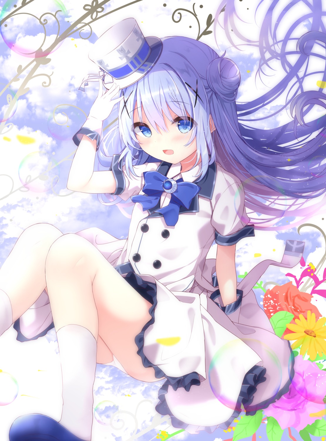 fairy_eye gochuumon_wa_usagi_desu_ka? kafuu_chino loli pantsu skirt_lift