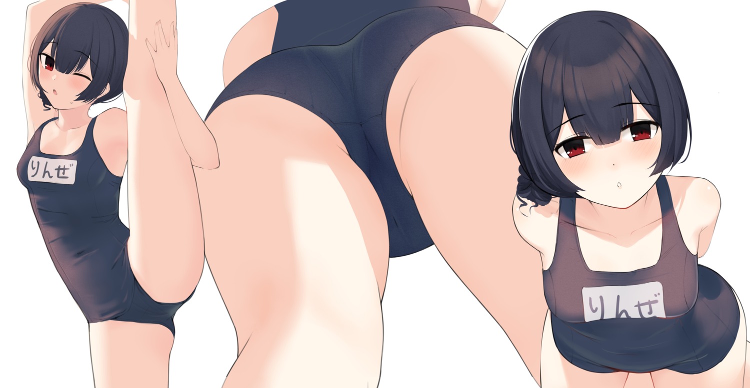 ass gin00 morino_rinze school_swimsuit swimsuits the_idolm@ster the_idolm@ster_shiny_colors
