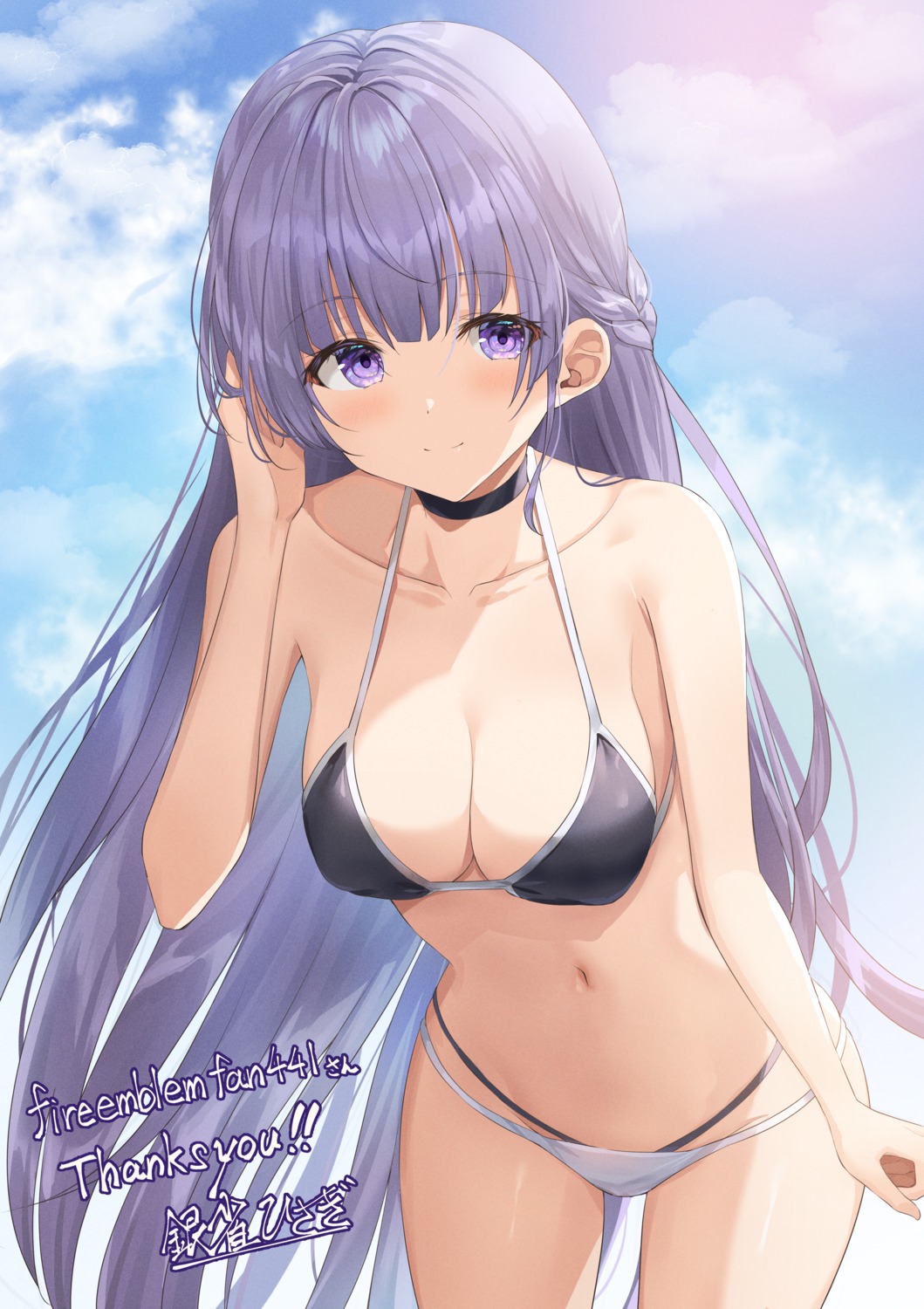 bikini fire_emblem fire_emblem:_rekka_no_ken kanaria_hisagi sophia_(fire_emblem) swimsuits