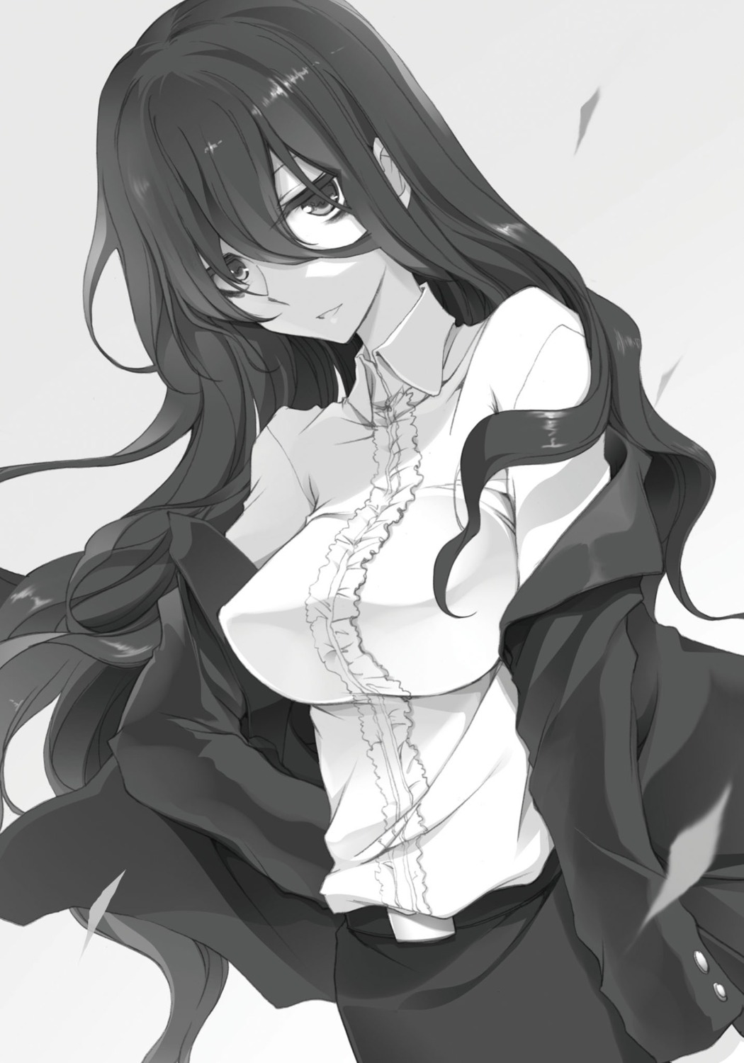 business_suit monochrome oreki_yuuri rakudai_kishi_no_cavalry won_(az_hybrid)