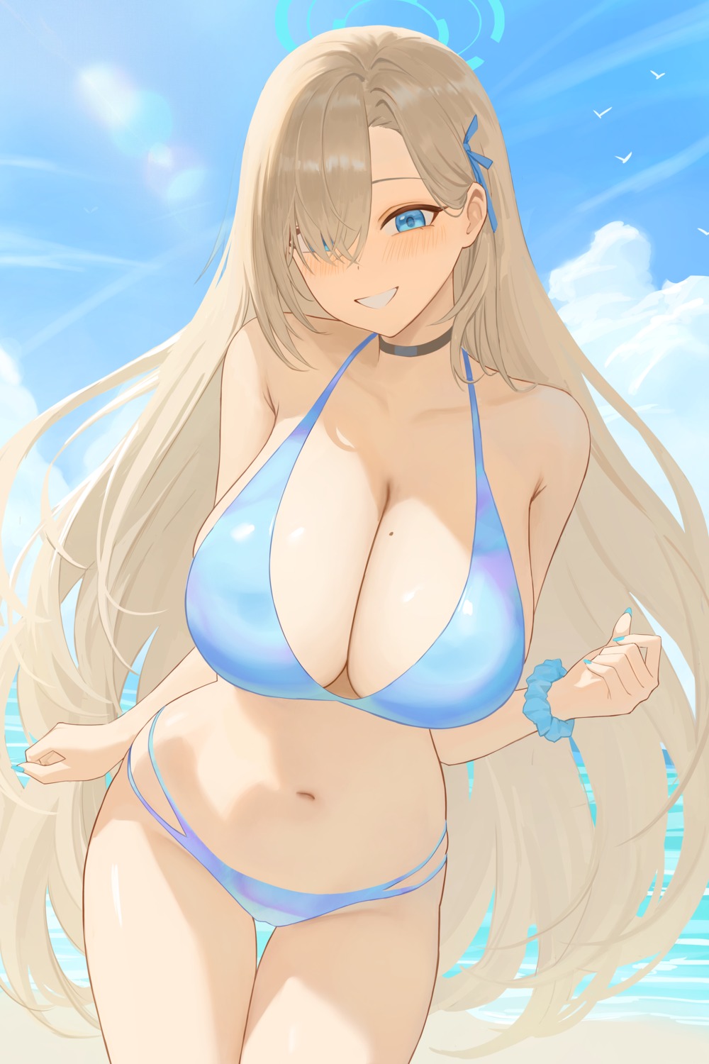 bikini blue_archive halo haloo1101 ichinose_asuna swimsuits