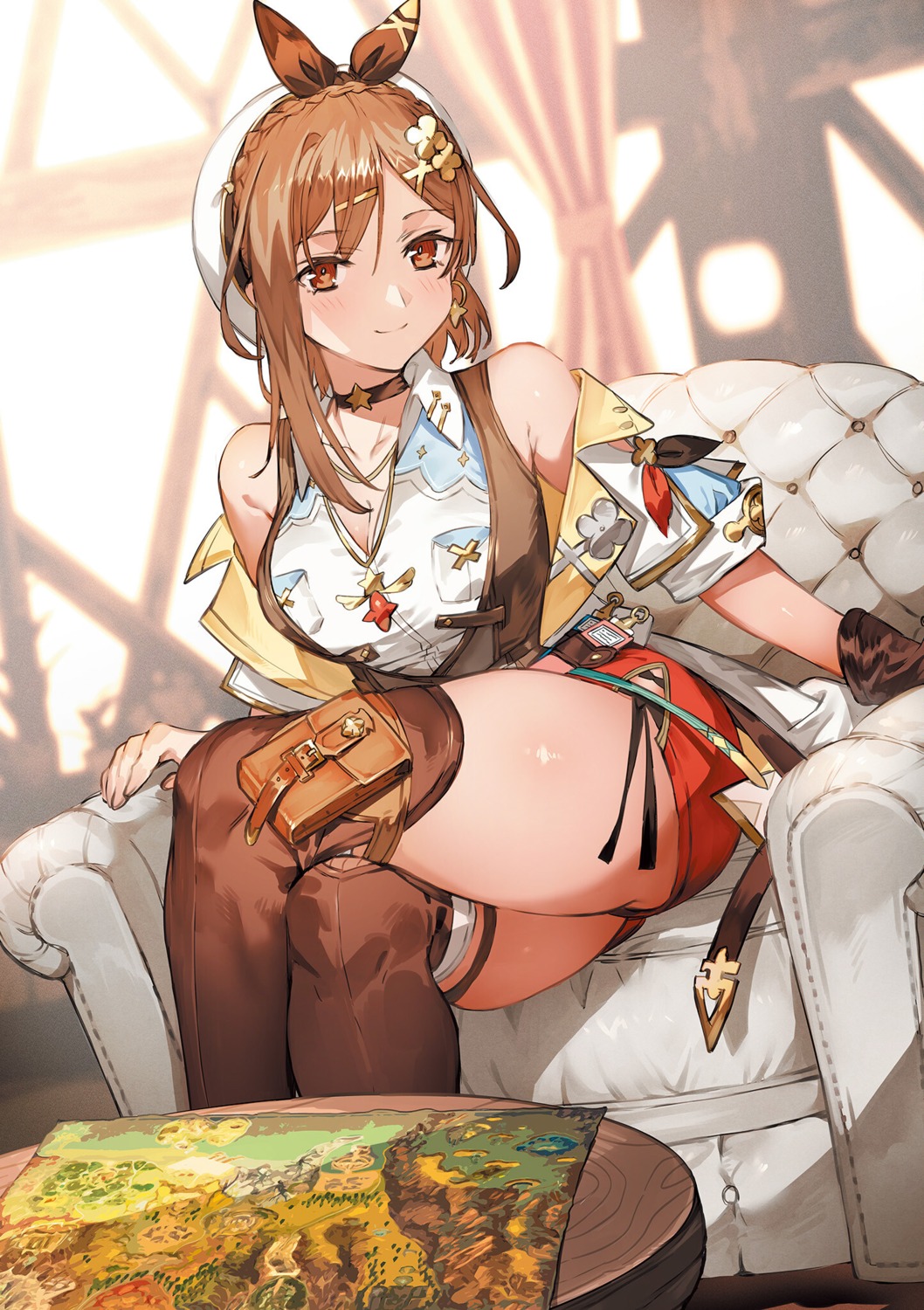 atelier atelier_ryza atelier_ryza_3 cleavage garter koei_tecmo reisalin_stout thighhighs toridamono