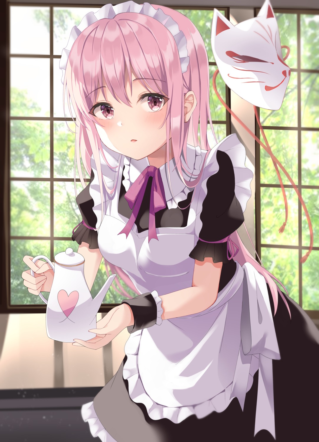 hata_no_kokoro kofumi_(nxme5555) maid touhou