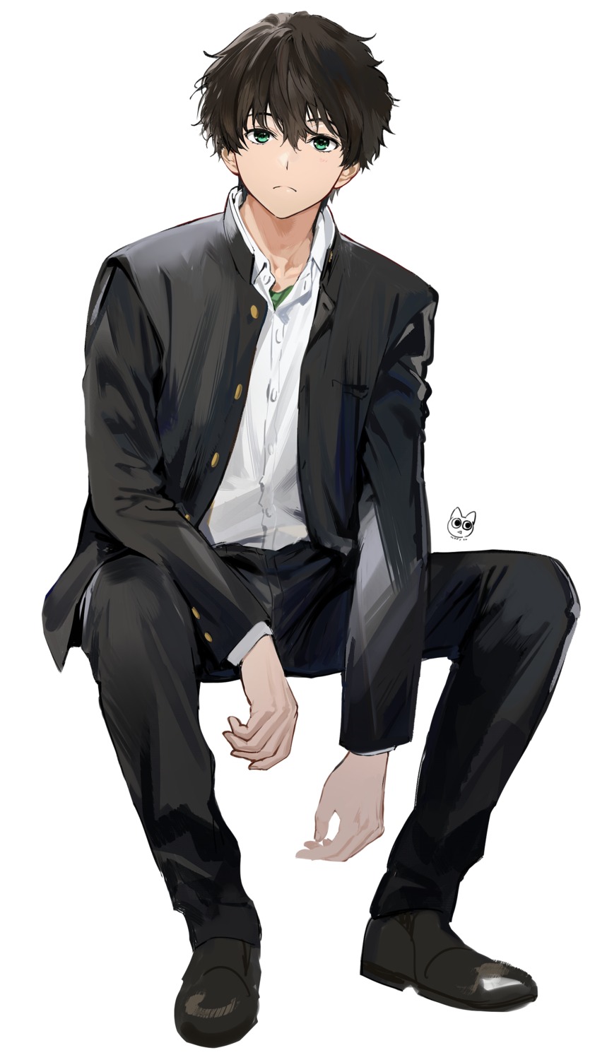 hyouka male mery_(yangmalgage) oreki_houtarou seifuku