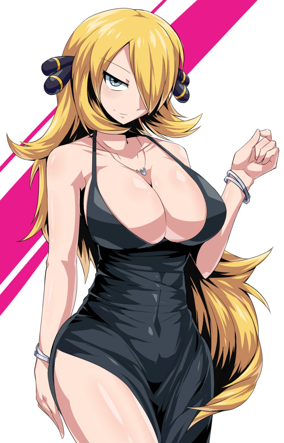 dress no_bra pokemon pokemon_bdsp pokemon_dppt shirona_(pokemon) tagme