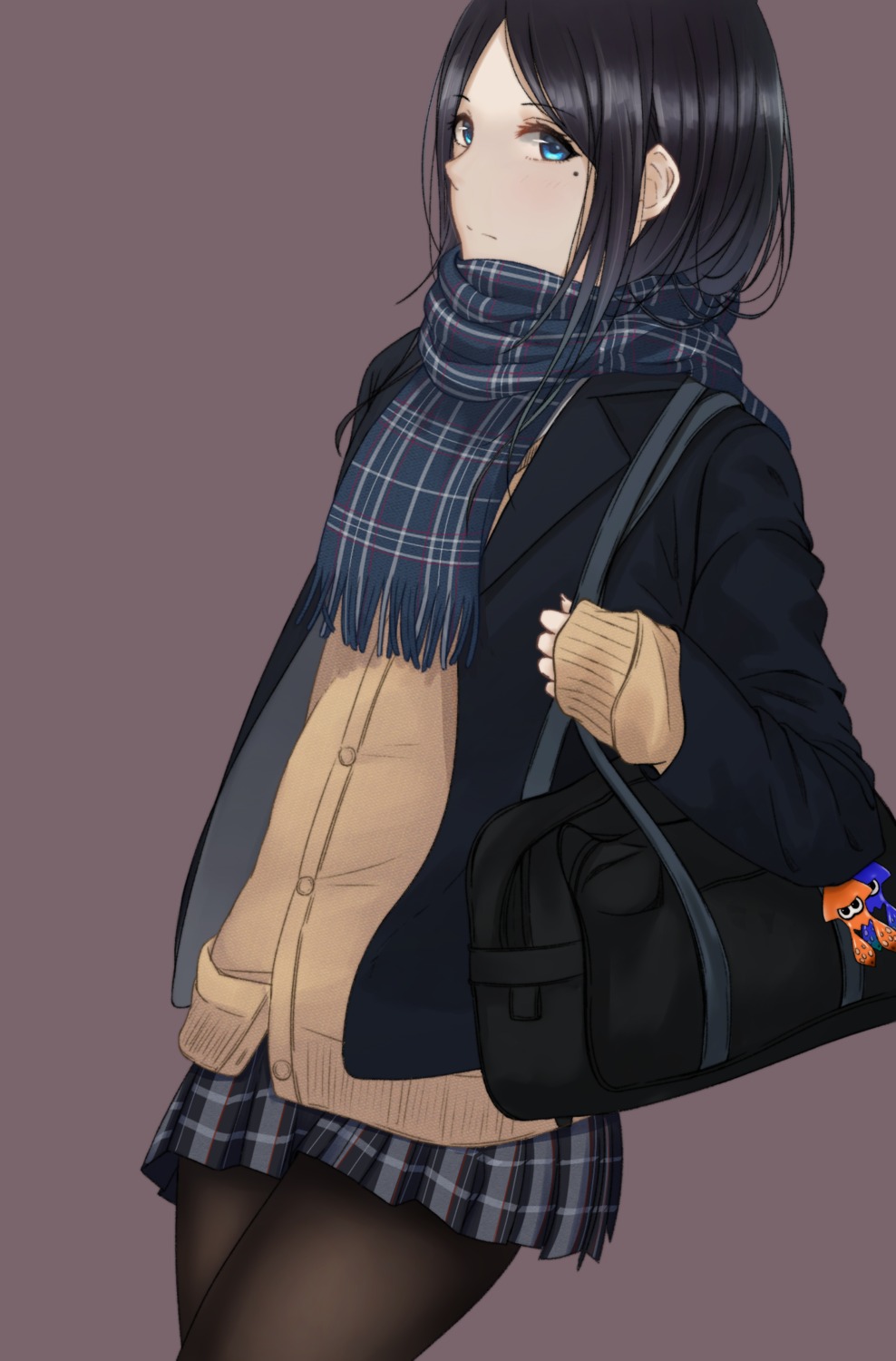 pantyhose saito_(artist) seifuku sweater