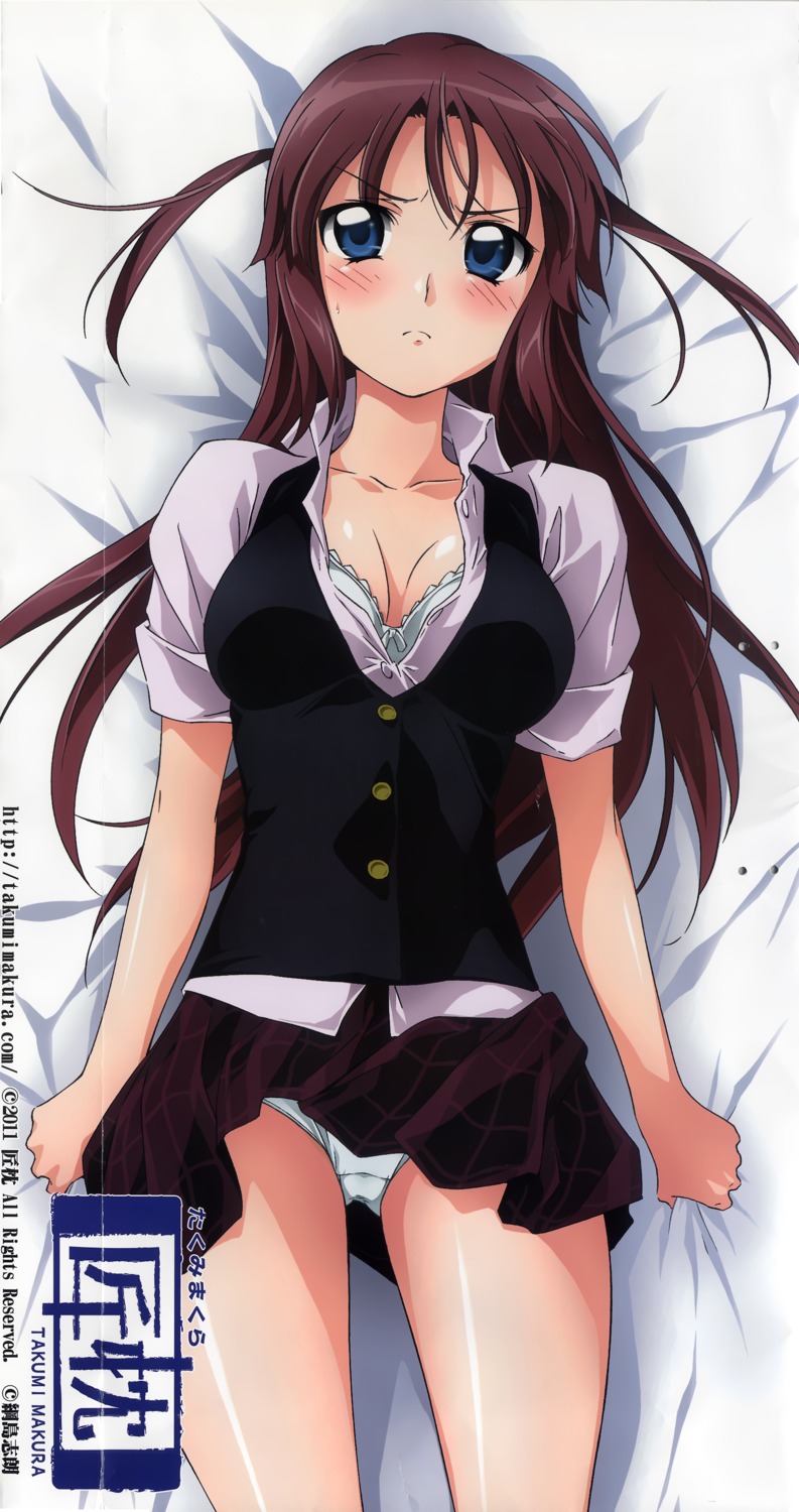 bra cleavage crease pantsu takumi_makura tsunashima_shirou