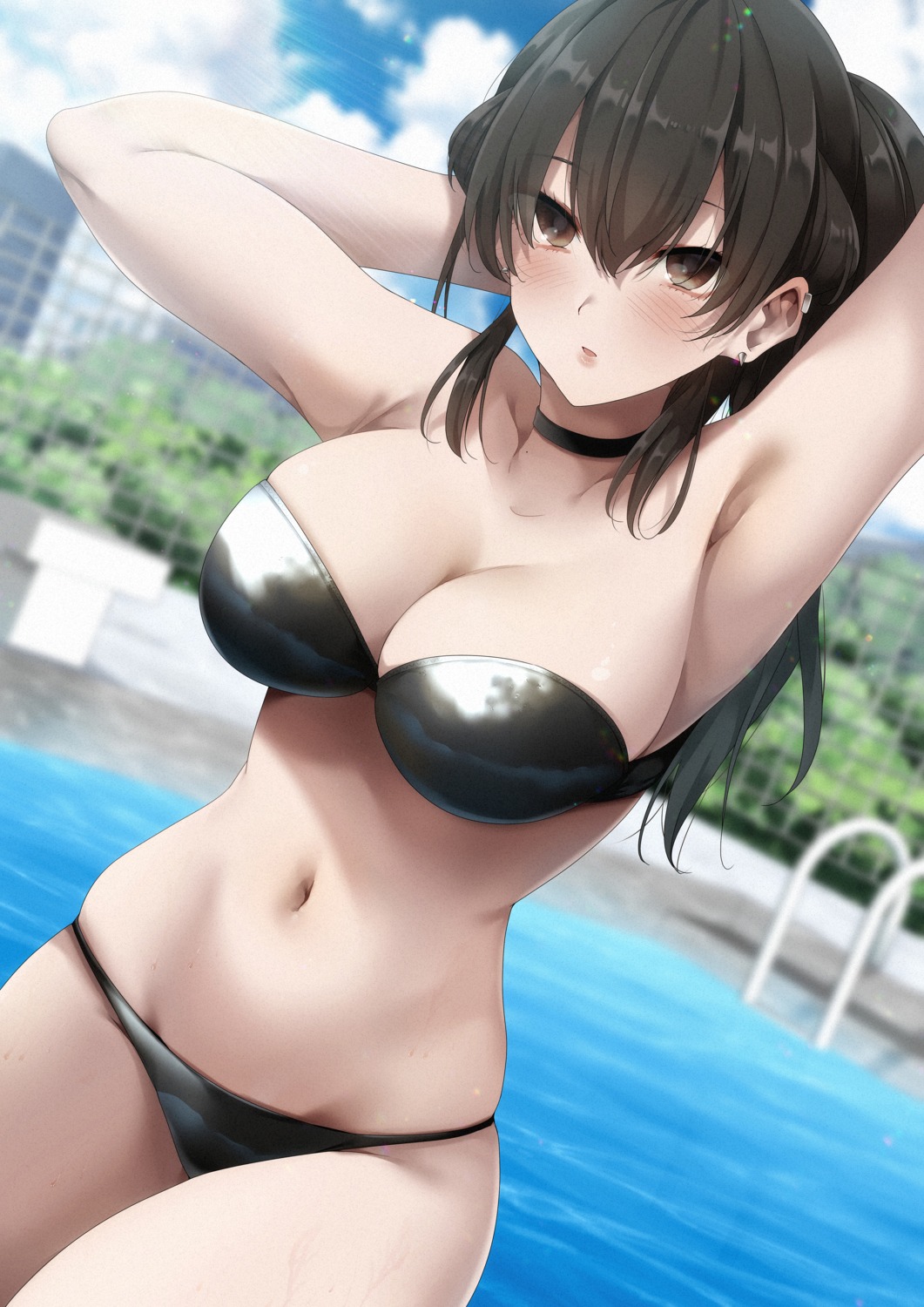 bikini konata_(kankin_jk) mishiranu_joshikousei_ni_kankin_sareta_mangaka_no_hanashi ryouma_(galley) swimsuits