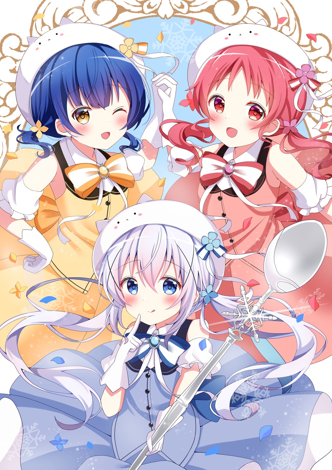 gochuumon_wa_usagi_desu_ka? jouga_maya kafuu_chino maple_0126 natsu_megumi uniform