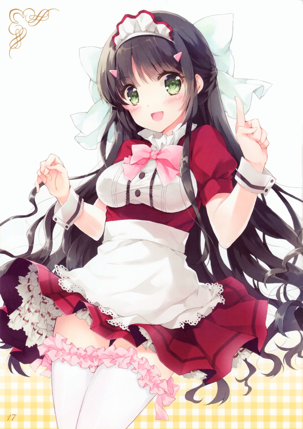 garter kono_naka_ni_hitori_imouto_ga_iru! maid meli*melo mottsun thighhighs tsuruma_konoe