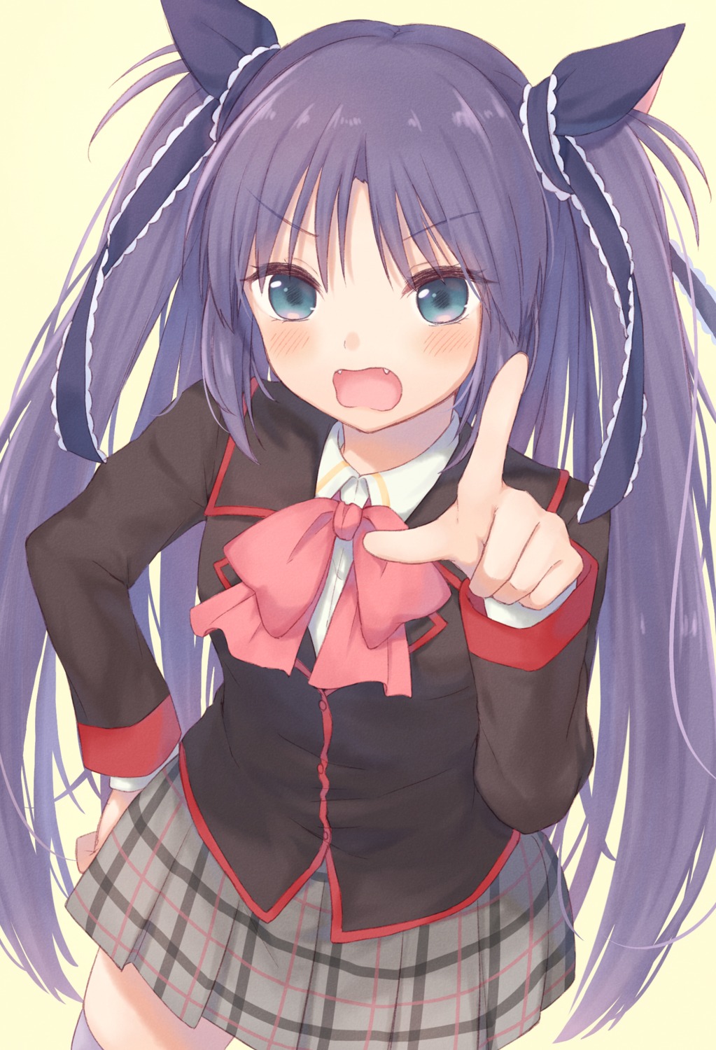 kazane_mari little_busters! sasasegawa_sasami seifuku thighhighs