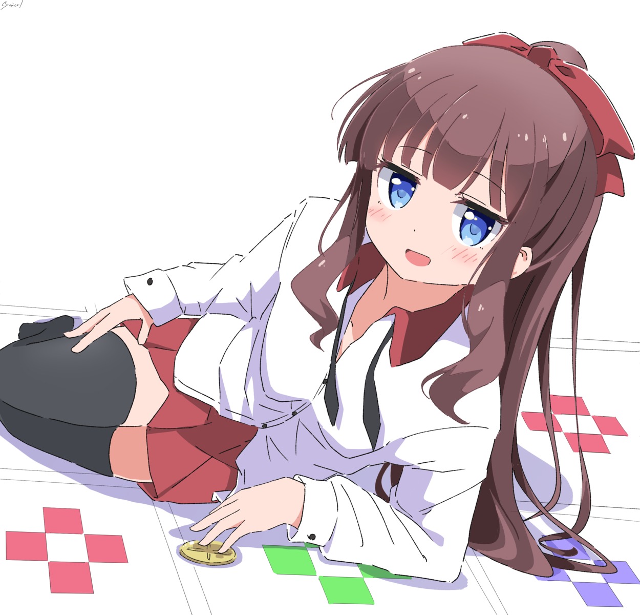 cynical_(llcbluckg_c004) new_game! takimoto_hifumi thighhighs