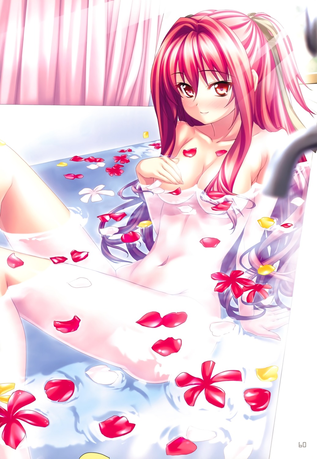 bathing cleavage corticarte_apa_lagranges kannatsuki_noboru naked shinkyoku_soukai_polyphonica wet
