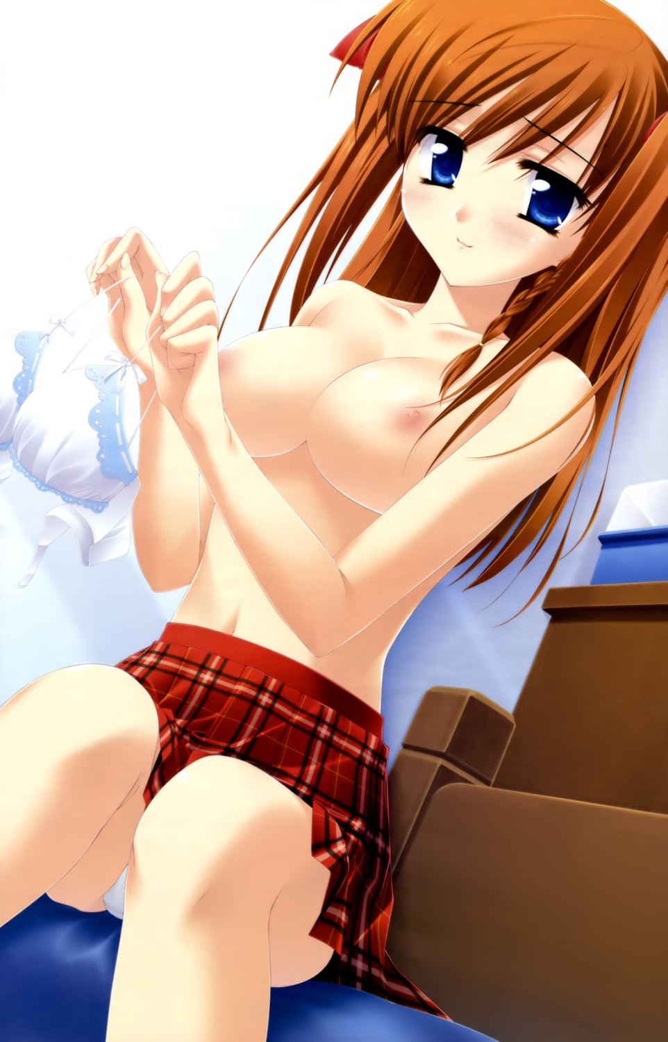 honey_coming kamijou_asahi matsushita_makako nipples pantsu rakko_(maka-rakko) topless