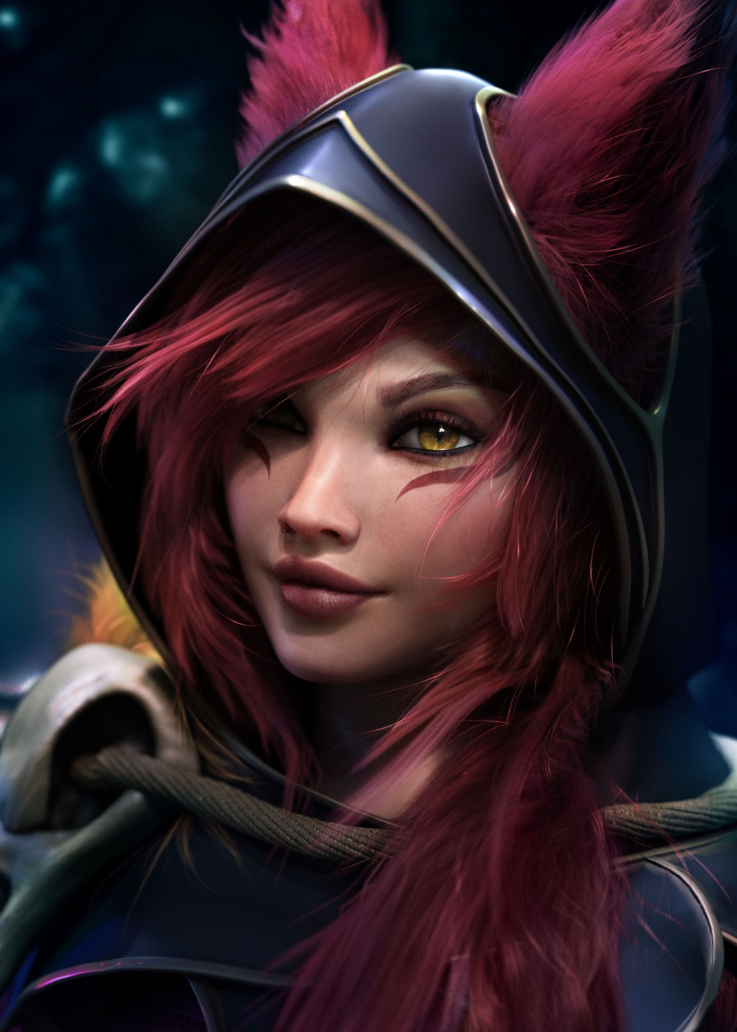 animal_ears league_of_legends sevenbees xayah