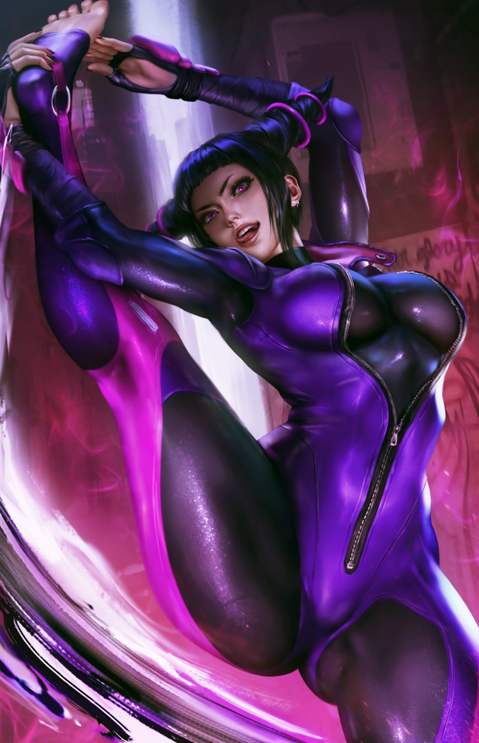 bodysuit han_juri logan_cure street_fighter