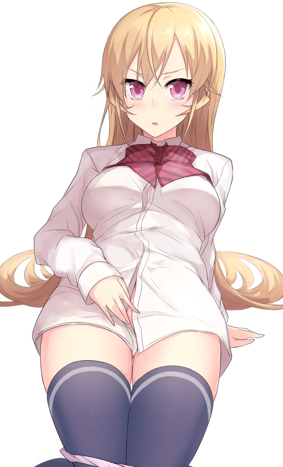 ichijou_(kr_neru0) nakiri_erina pantsu panty_pull seifuku shokugeki_no_soma thighhighs