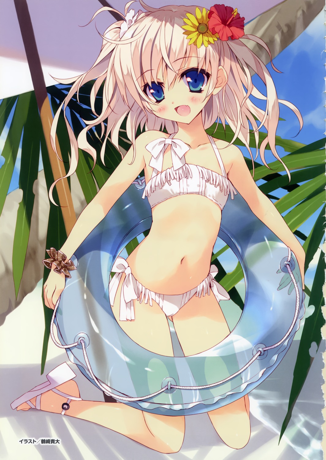 bikini chiisana_kanojo_no_sayokyoku feng katagai_shione loli swimsuits tsurusaki_takahiro