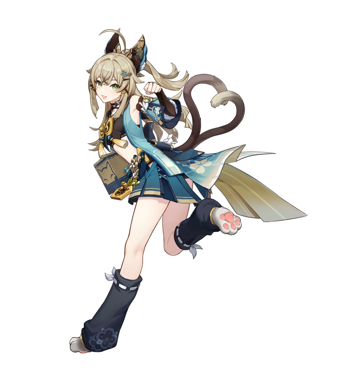 genshin_impact japanese_clothes kirara_(genshin_impact) mihoyo tagme tail