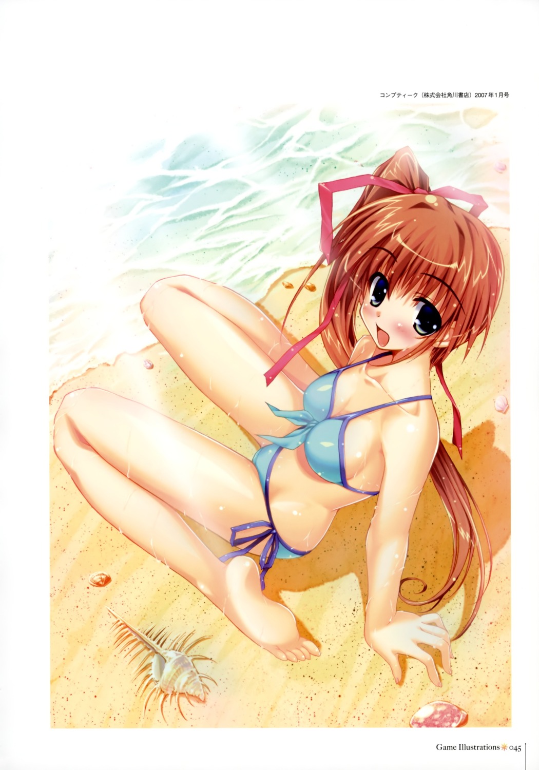 amane_sou bikini momose_mio pastel swimsuits