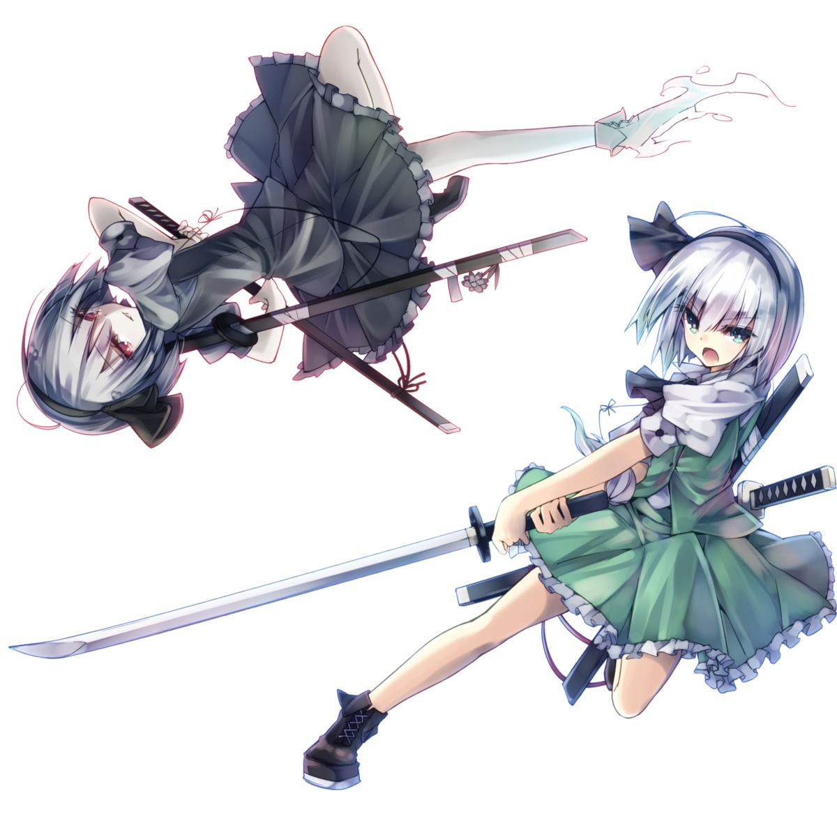 konpaku_youmu myon sword teco touhou