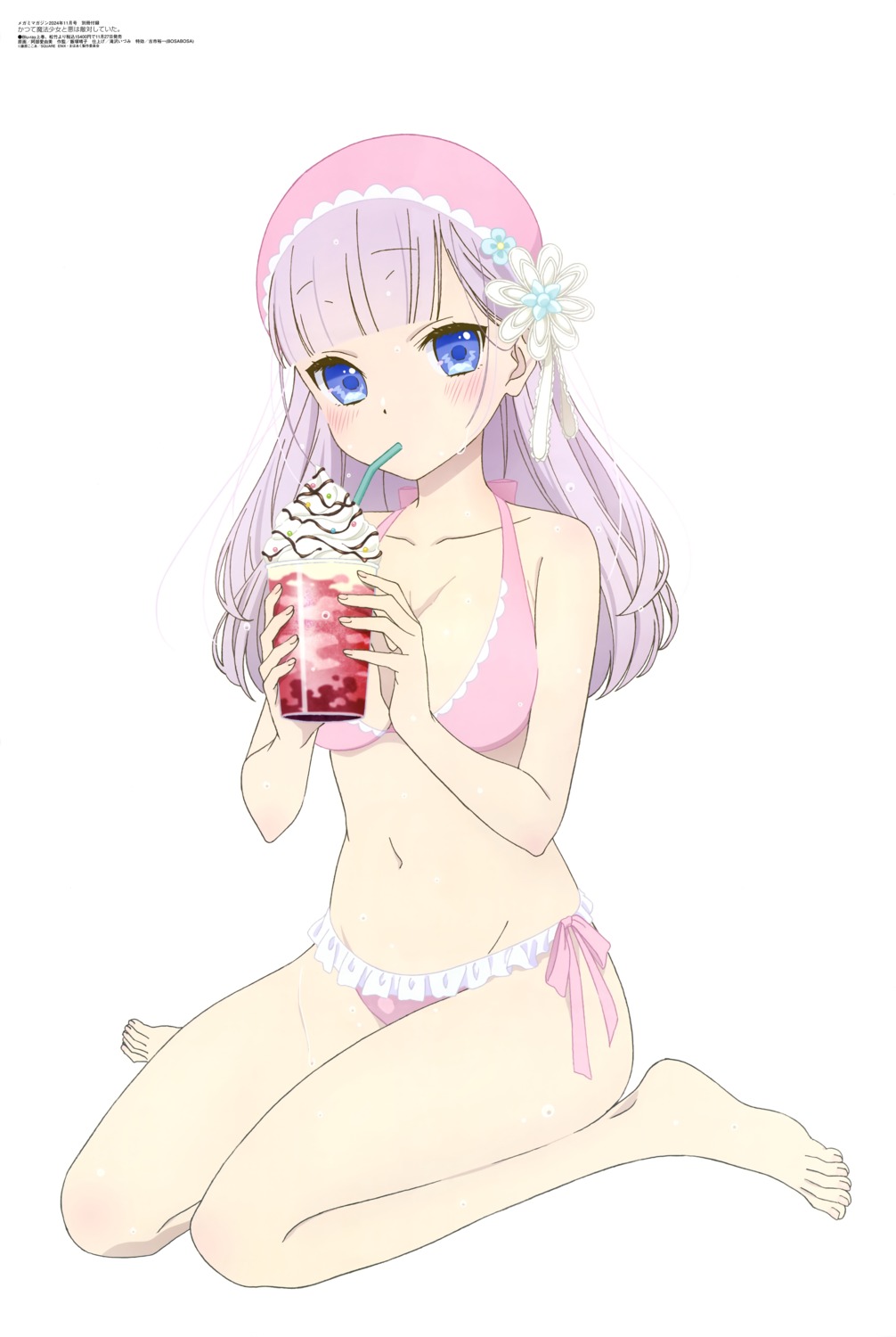 abe_ayumi bikini katsute_mahou_shoujo_to_aku_wa_tekitai_shite_ita. mimori_byakuya swimsuits wet