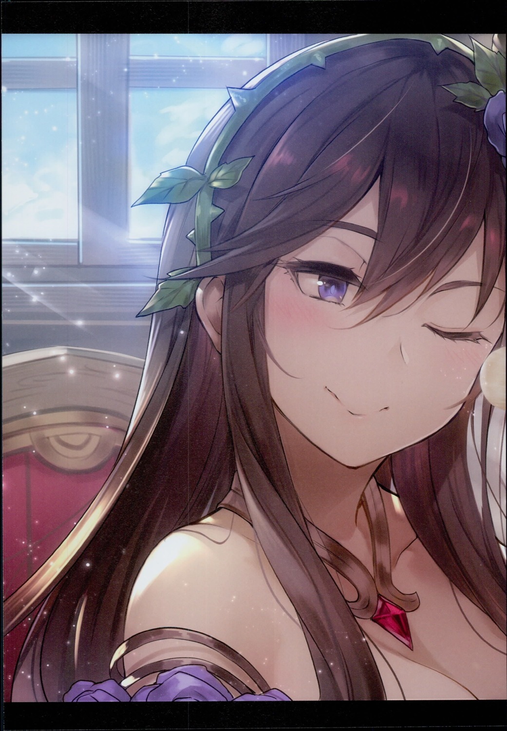 cleavage granblue_fantasy kakage rosetta_(granblue_fantasy)