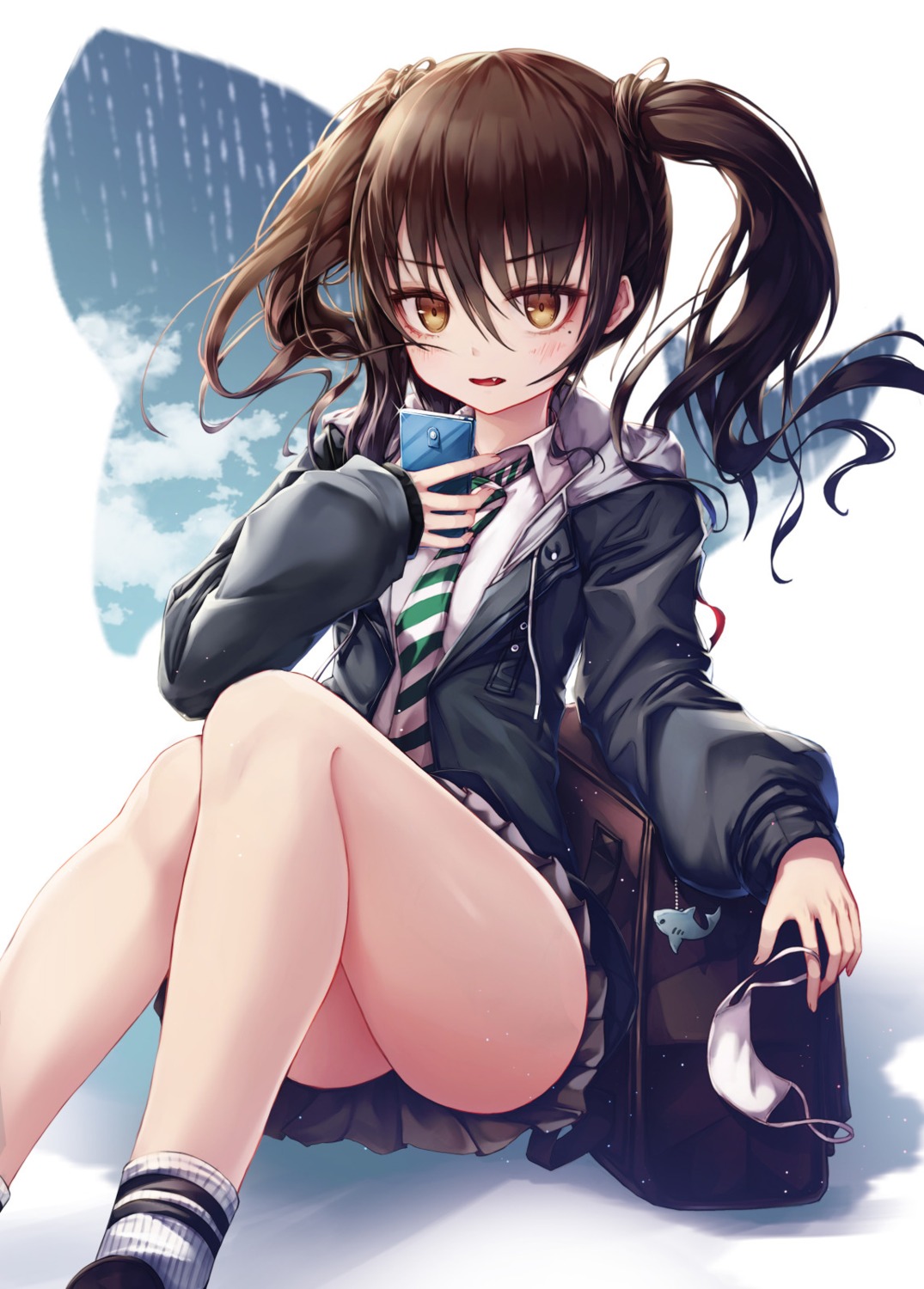 h2o_(dfo) seifuku skirt_lift sunazuka_akira the_idolm@ster the_idolm@ster_cinderella_girls