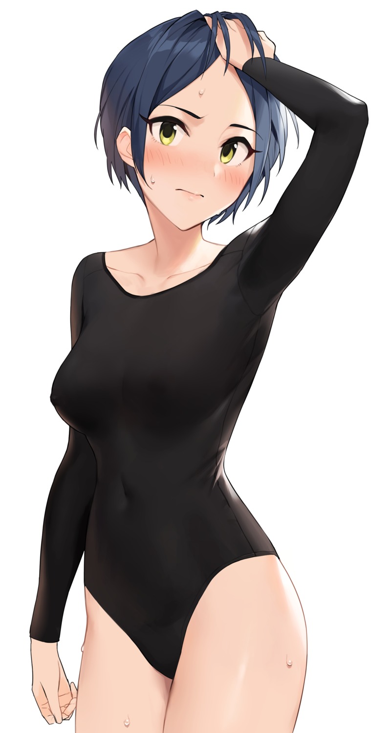 erect_nipples hayami_kanade leotard onao the_idolm@ster the_idolm@ster_cinderella_girls