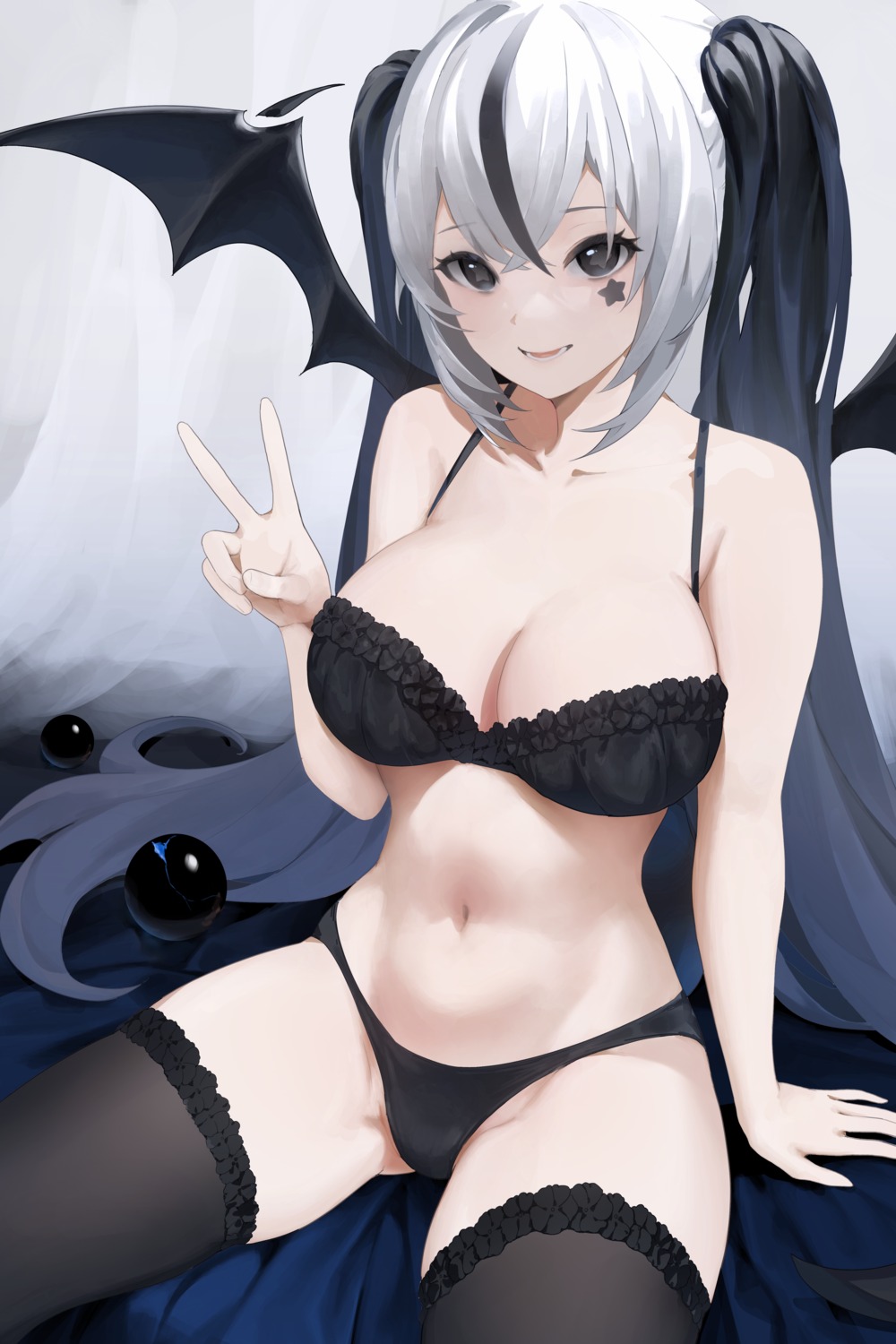 bra egk513 pantsu thighhighs wings