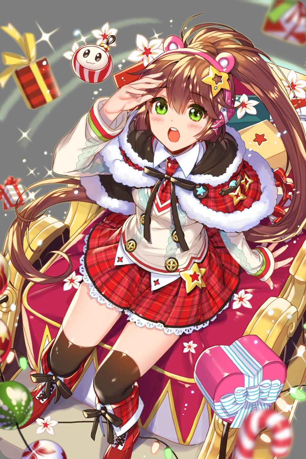 christmas empew headphones soccer_spirits thighhighs transparent_png