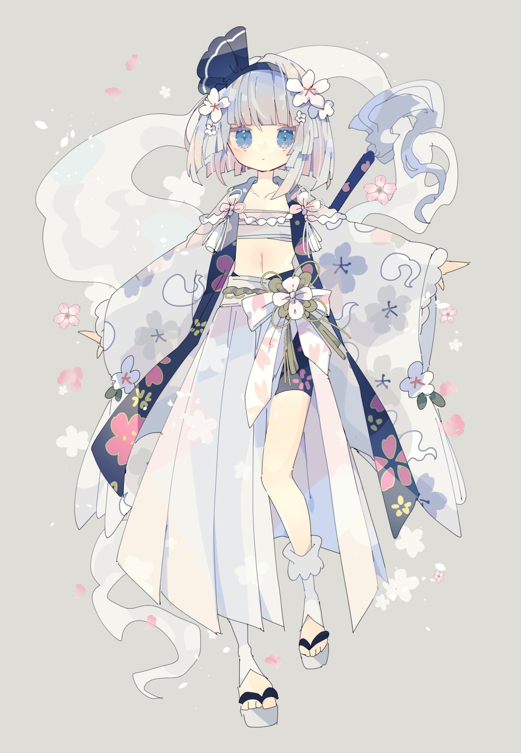 japanese_clothes konpaku_youmu loli myon nikorashika open_shirt sarashi touhou