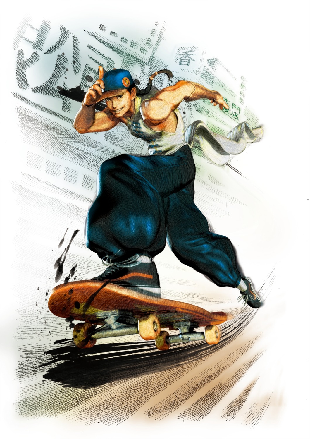 capcom male street_fighter street_fighter_iv yun_lee