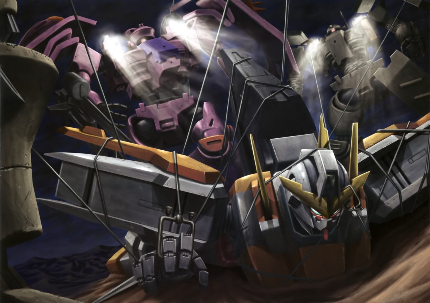 gundam gundam_00 gundam_kyrios mecha tieren tieren_taozi