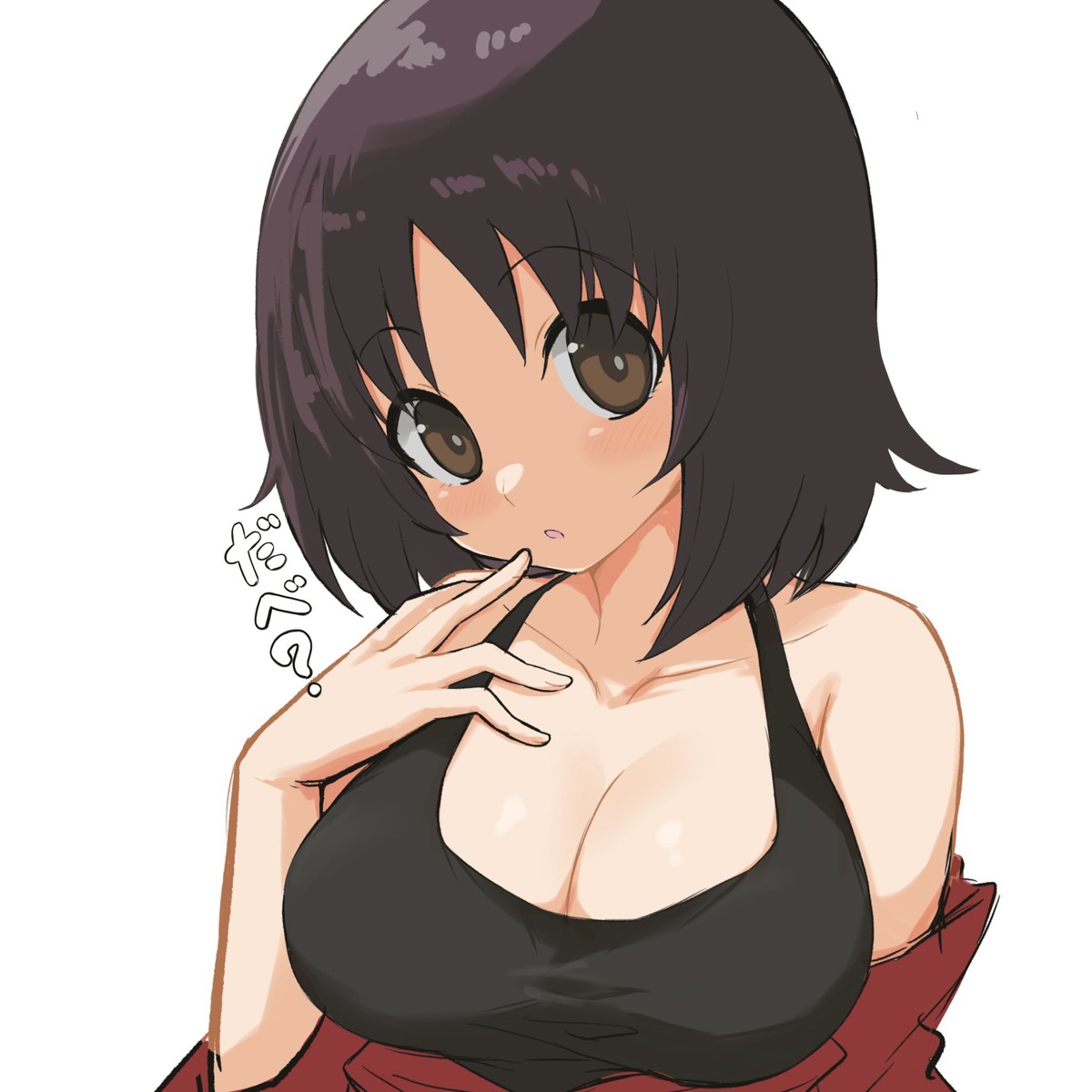 alina_(girls_und_panzer) cleavage girls_und_panzer yabai_gorilla