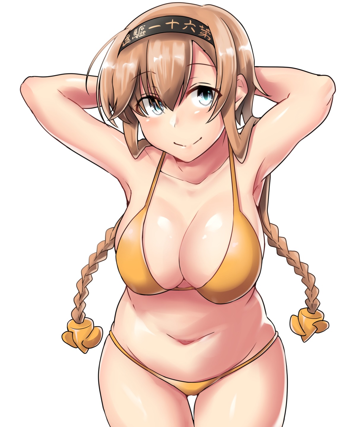 bikini kantai_collection kiritto swimsuits teruzuki_(kancolle)