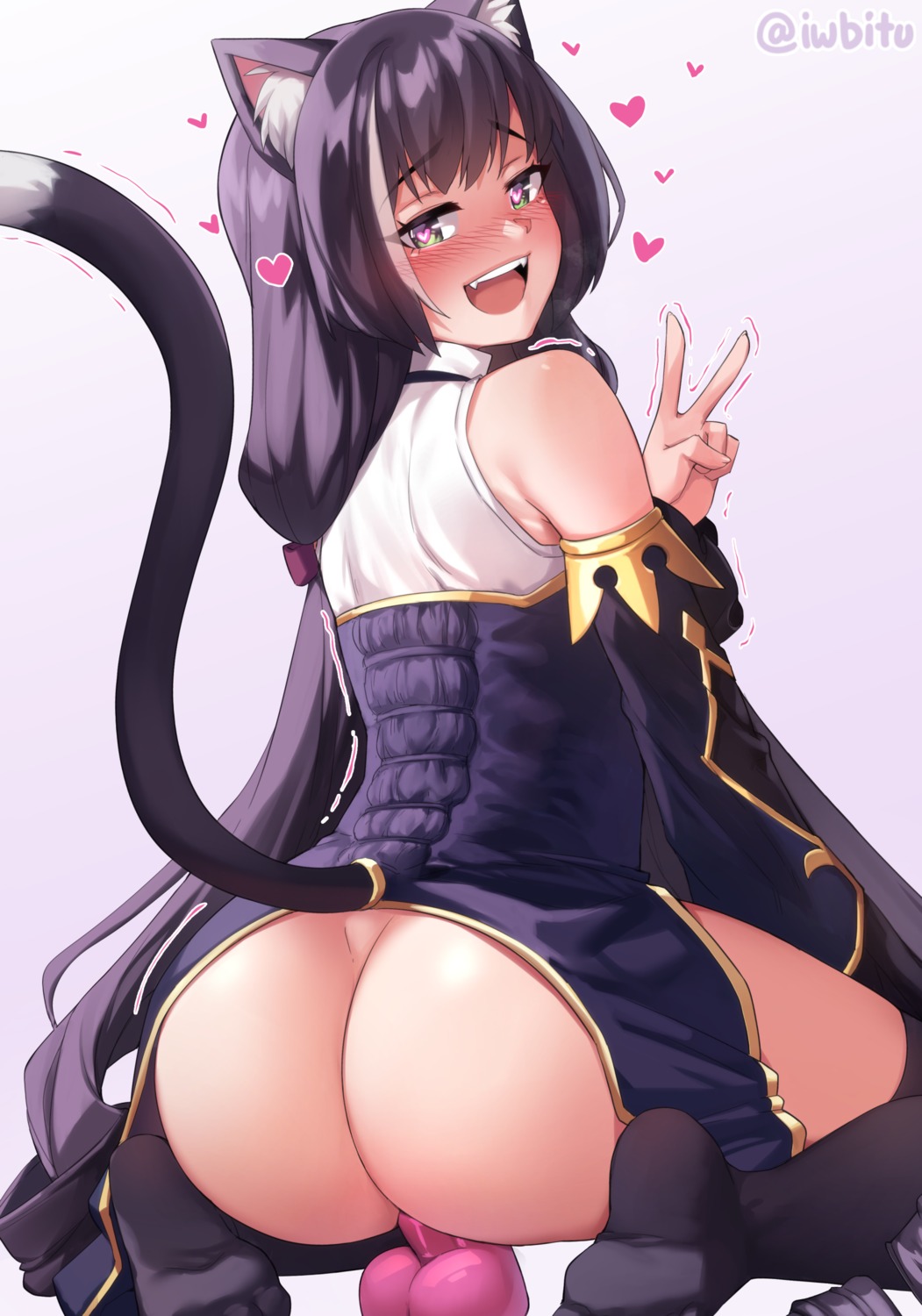 animal_ears anus ass bottomless dildo feet garter iwbitu-sa karyl_(princess_connect) masturbation nekomimi princess_connect princess_connect!_re:dive pussy tail thighhighs uncensored