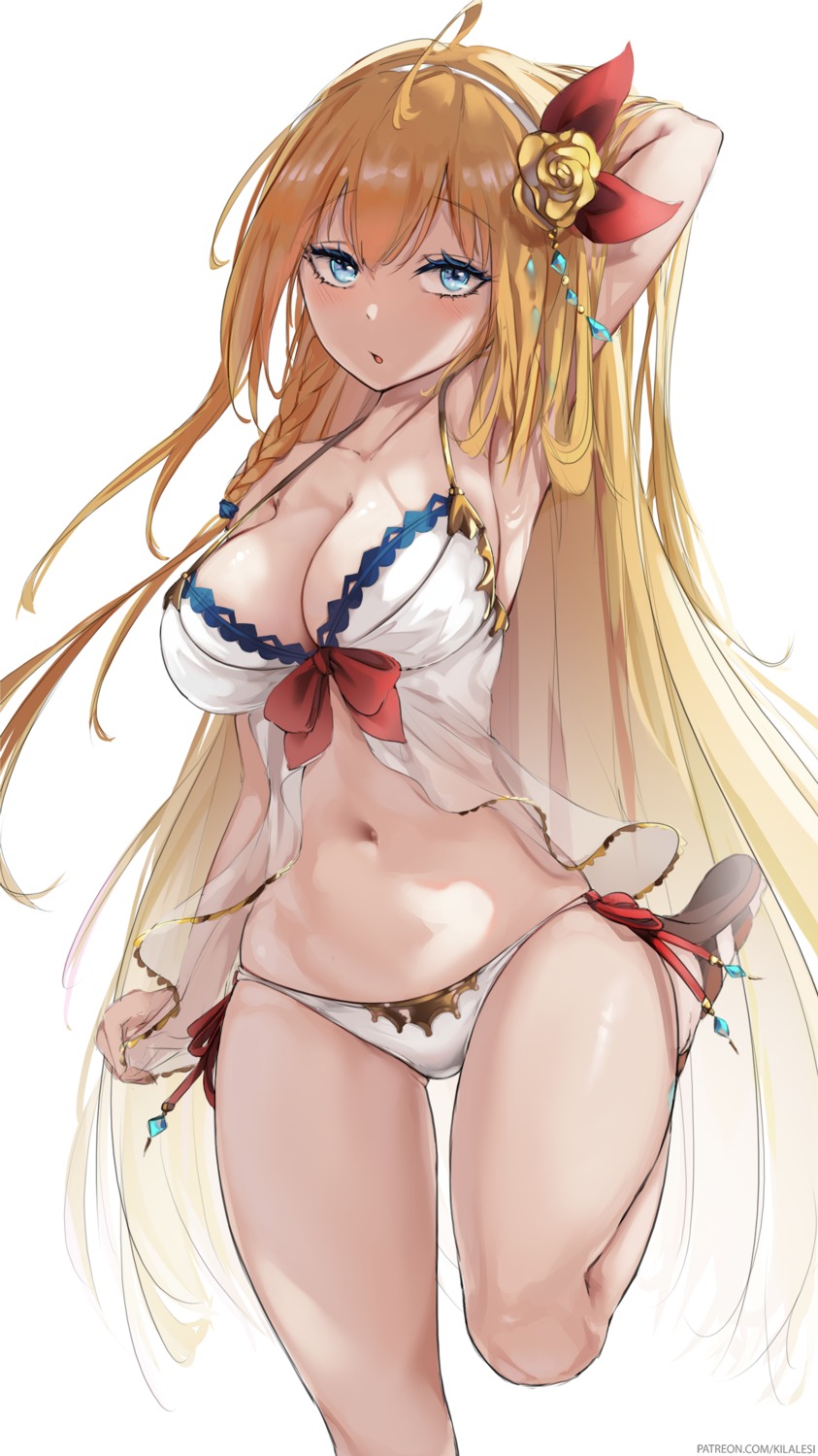 bikini kilalesi pecorine princess_connect princess_connect!_re:dive see_through swimsuits