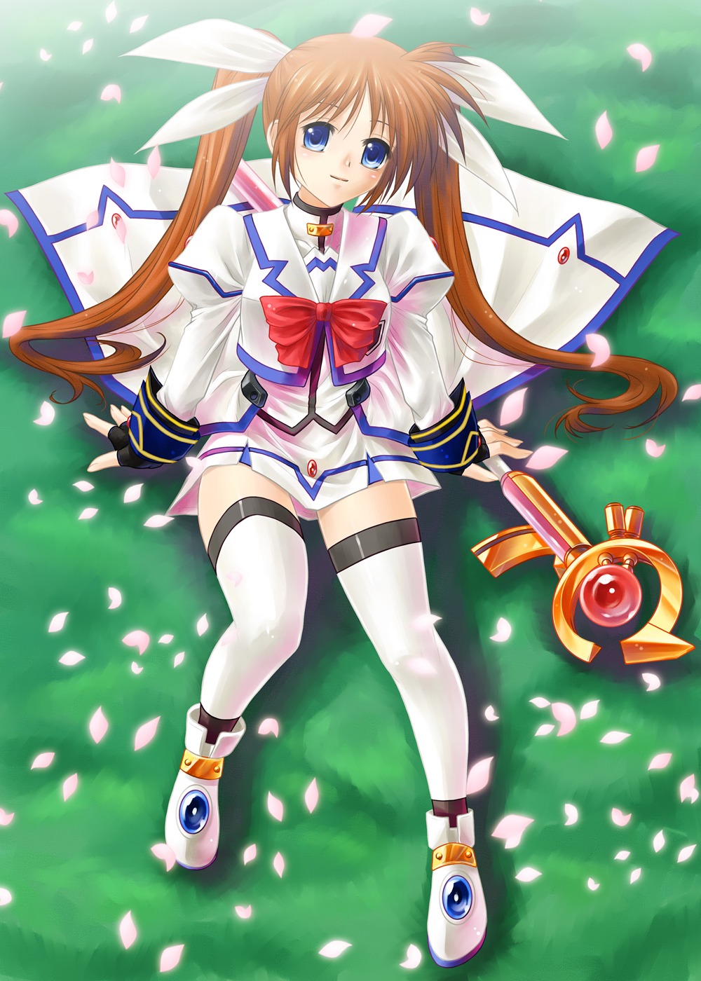 ayato mahou_shoujo_lyrical_nanoha mahou_shoujo_lyrical_nanoha_strikers takamachi_nanoha thighhighs