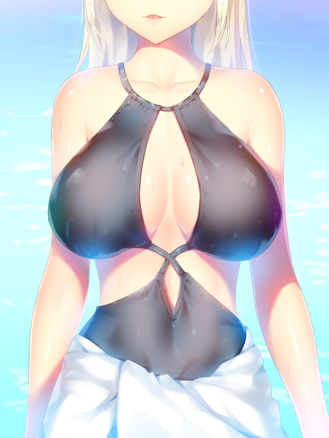 a.x. cleavage swimsuits